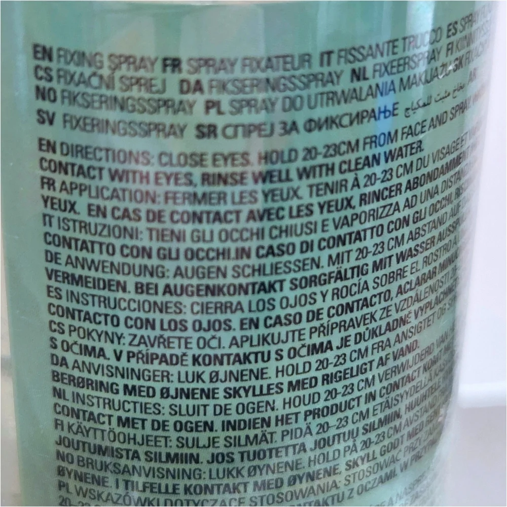 Revolution Aura Fix Aventurine Fixing Spray Makeup Setting Spray 2.87 fl oz